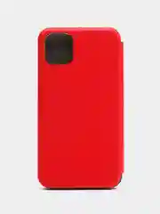 Красный чехол-книжка для iPhone 11, Айфон 11, экокожа