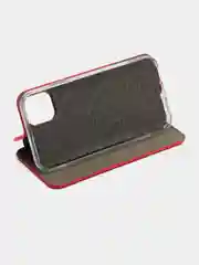 Красный чехол-книжка для iPhone 11, Айфон 11, экокожа