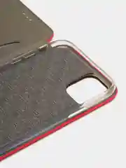 Красный чехол-книжка для iPhone 11, Айфон 11, экокожа