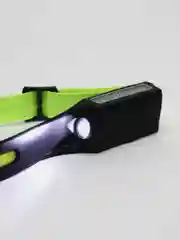 Черный налобный фонарь, светодиодный