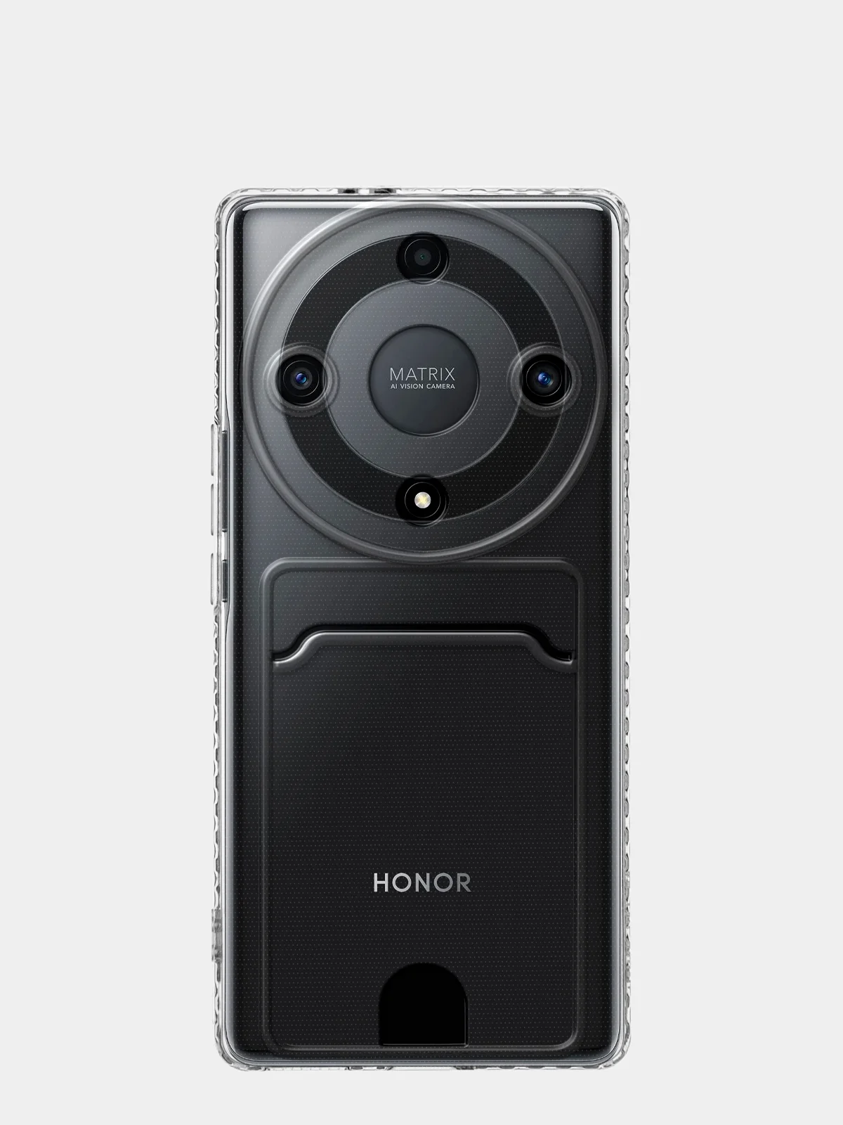 Чехол для Honor X9a и Honor Magic5 Lite силиконовый BROSCORP, с кармашком и защитой камер