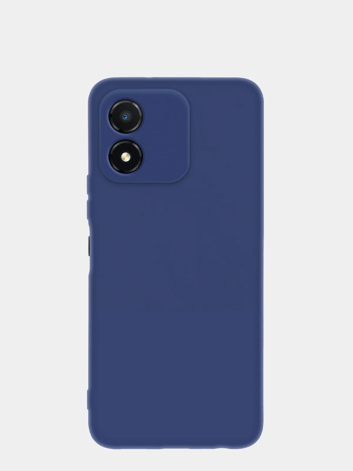 Синий чехол BROSCORP для Honor X5 матовый силиконовый, тонкий, бортик вокруг камер