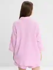 Лавандовый костюм женский с шортами, пляжный костюм, муслин, рубашка, шорты
