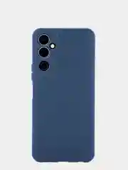 Синий чехол BROSCORP для Tecno Pova Neo 2 матовый силиконовый тонкий, бортик вокруг камер