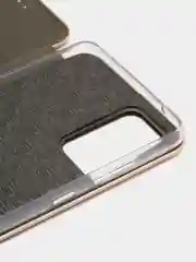 Золотой чехол-книжка для Samsung Galaxy A 72, A72, экокожа (Самсунг А 72, А72)