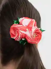 Бордовый резинки-бантики / садик / утренник / школа