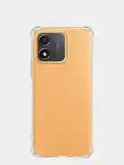 Прозрачный противоударный чехол BROSCORP для Honor X5 силиконовый, с усиленными углами, прозрачный