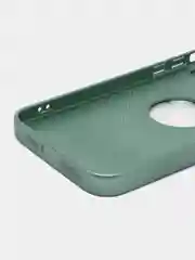 Зеленый чехол на iPhone 11/12/13/14/Pro Max, Айфон Про Макс, магнитный поликарбонат, MagSafe