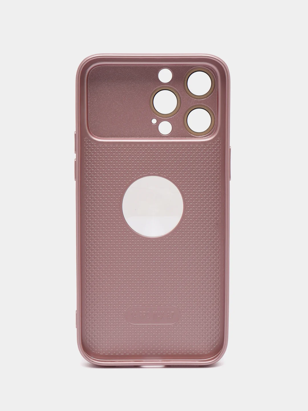 Розовый чехол на iPhone 11/12/13/14/Pro Max, Айфон Про Макс, магнитный поликарбонат, MagSafe
