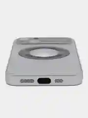 Серебряный чехол на iPhone 11/12/13/14/Pro Max, Айфон Про Макс, магнитный поликарбонат, MagSafe