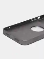 Серый чехол на iPhone 11/12/13/14/Pro Max, Айфон Про Макс, магнитный поликарбонат, MagSafe