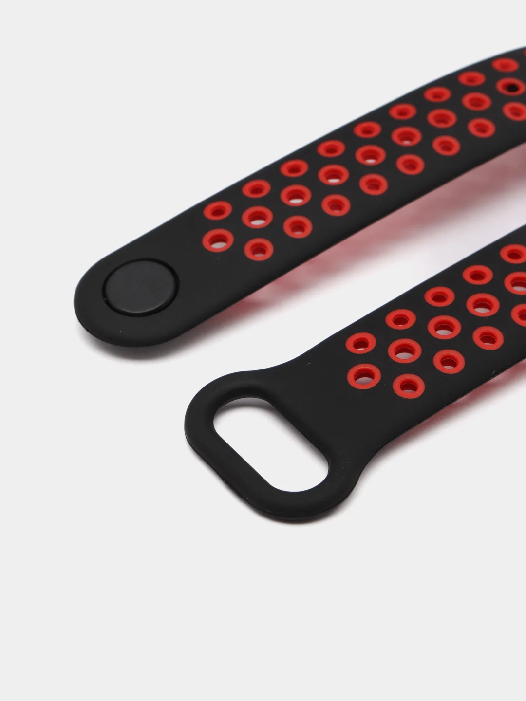 Красный ремешок для Xiaomi Mi Band 8 / 9, силиконовый спортивный