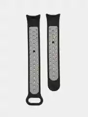 Тёмно-серый ремешок для Xiaomi Mi Band 8 / 9, силиконовый спортивный