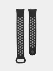 Тёмно-серый ремешок для Xiaomi Mi Band 8 / 9, силиконовый спортивный
