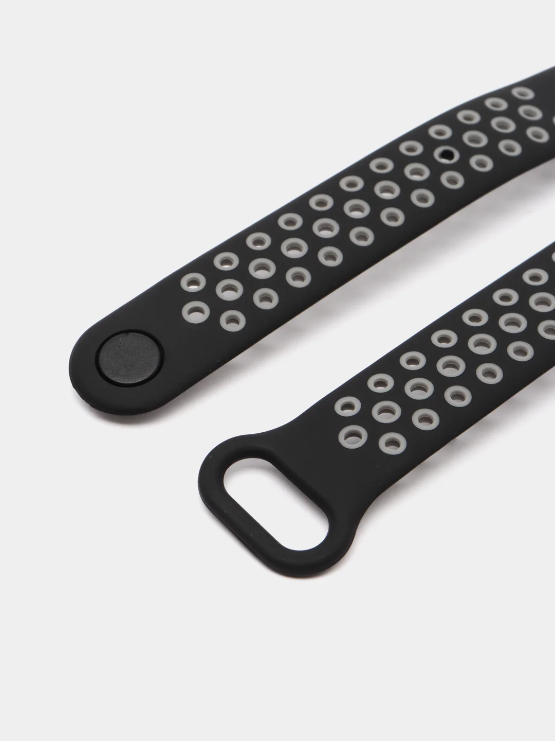 Тёмно-серый ремешок для Xiaomi Mi Band 8 / 9, силиконовый спортивный