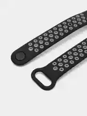 Тёмно-серый ремешок для Xiaomi Mi Band 8 / 9, силиконовый спортивный