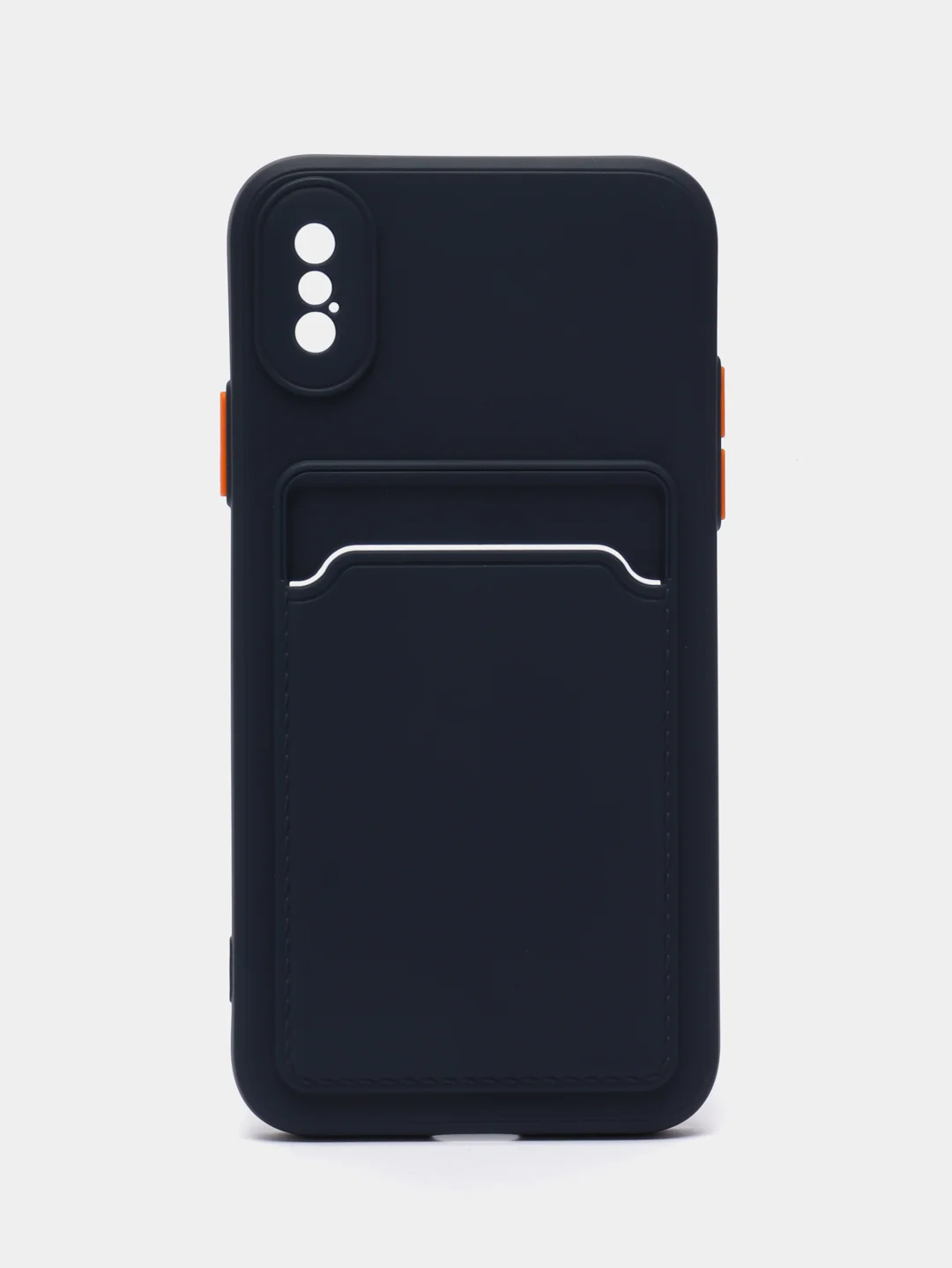 Лавандовый чехол для iPhone X, XS (Айфон Х, ХС), силиконовый, с защитой камеры