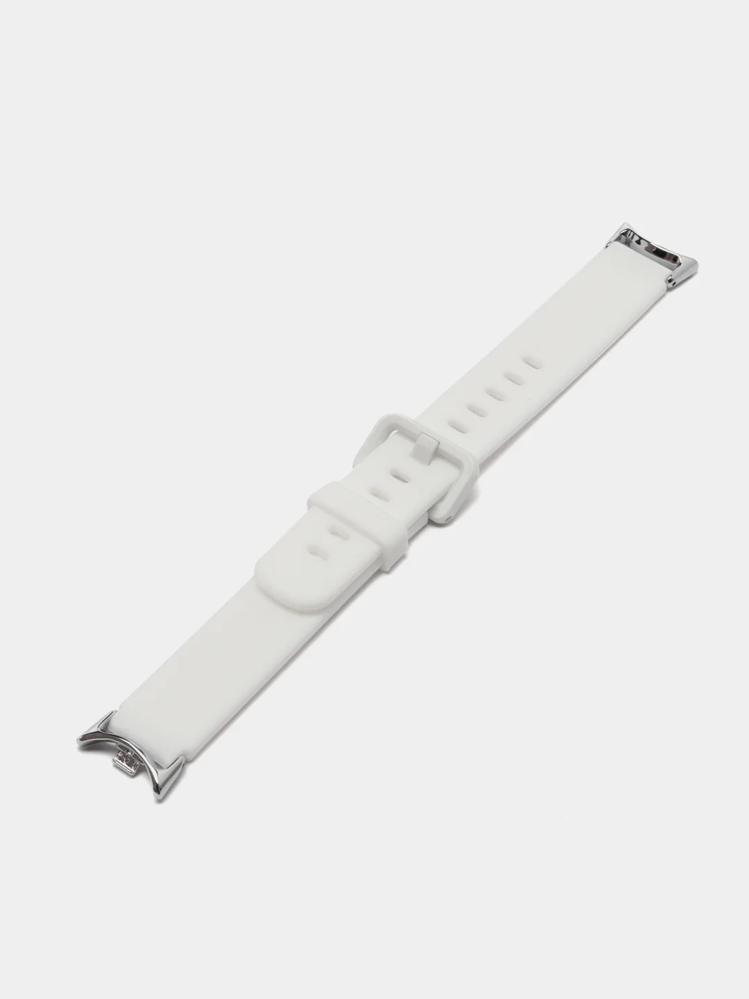 Белый ремешок для Xiaomi Mi Band 8, силиконовый