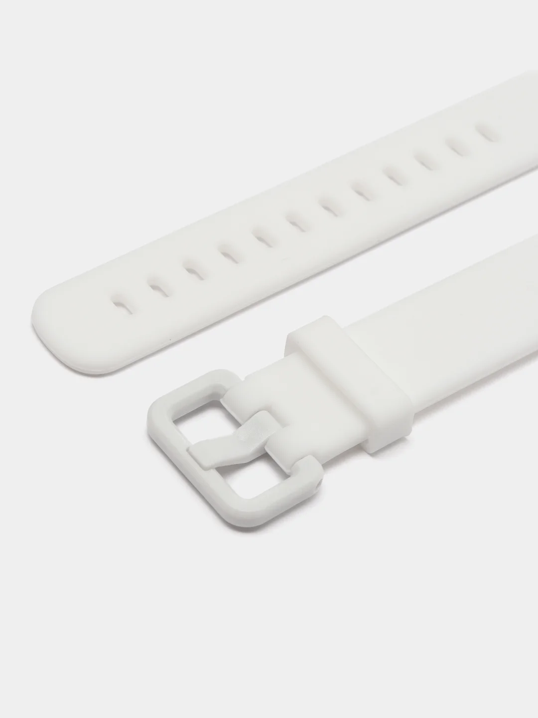 Белый ремешок для Xiaomi Mi Band 8, силиконовый