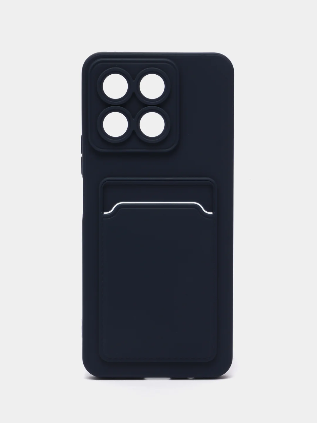 Темно-синий силиконовый чехол для Honor X8A (Хонор Икс8А)