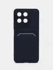 Темно-синий силиконовый чехол для Honor X8A (Хонор Икс8А)