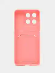 Пудровый силиконовый чехол для Honor X8A (Хонор Икс8А)