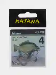 Крючки KATANA КАРП, 10 шт в пачке