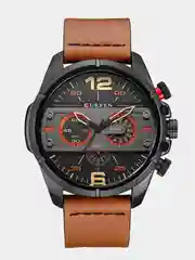Черный мужские наручные часы Curren 8259 в подарочной упаковке