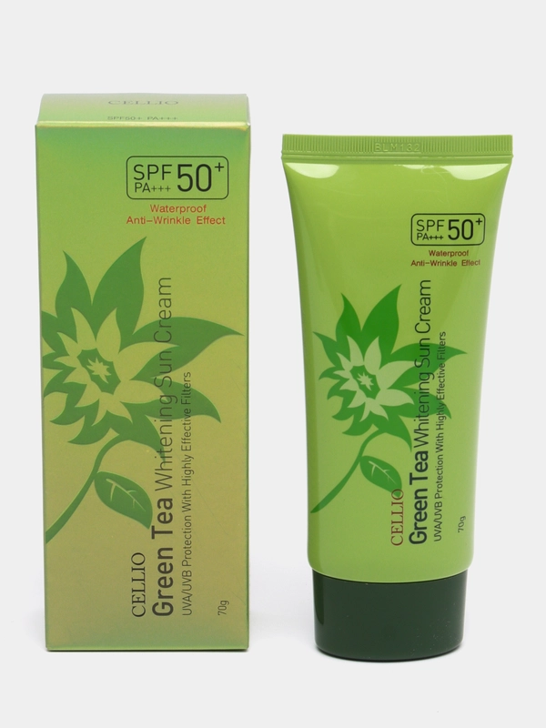 Солнцезащитный крем для лица и тела, база под макияж, крем от загара SPF50+ , 70 гр