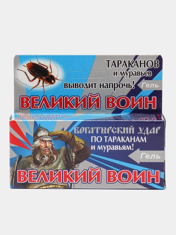Гель от тараканов и муравьев "Великий воин", 45 г - 2 шприца