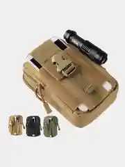Черный поясная армейская тактическая сумка на рюкзак, подсумок