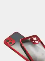 Красный чехол для Xiaomi 12 lite, матовый, пластиковый