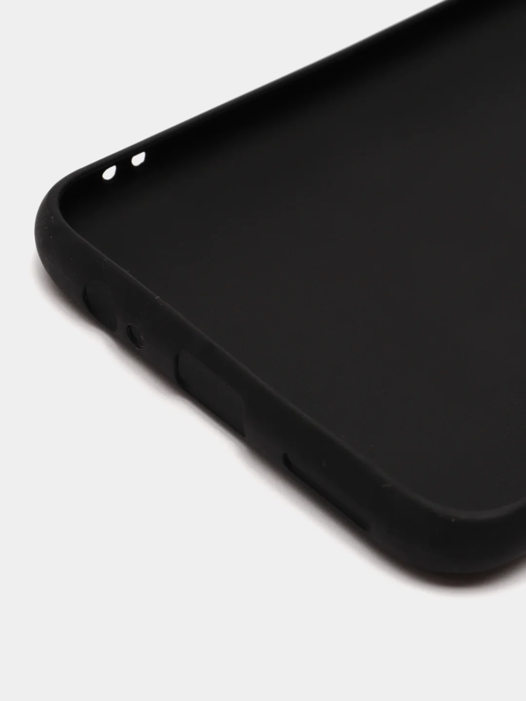 Черный силиконовый чехол для Xiaomi Note 9 однотонный