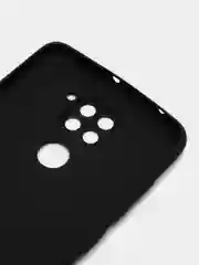 Черный силиконовый чехол для Xiaomi Note 9 однотонный