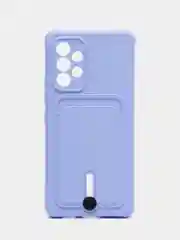 Аметистовый чехол с карманом для Samsung Galaxy A53 5G (Самсунг А53 5G)