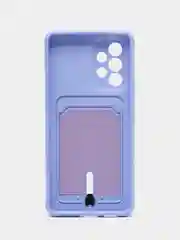 Аметистовый чехол с карманом для Samsung Galaxy A53 5G (Самсунг А53 5G)
