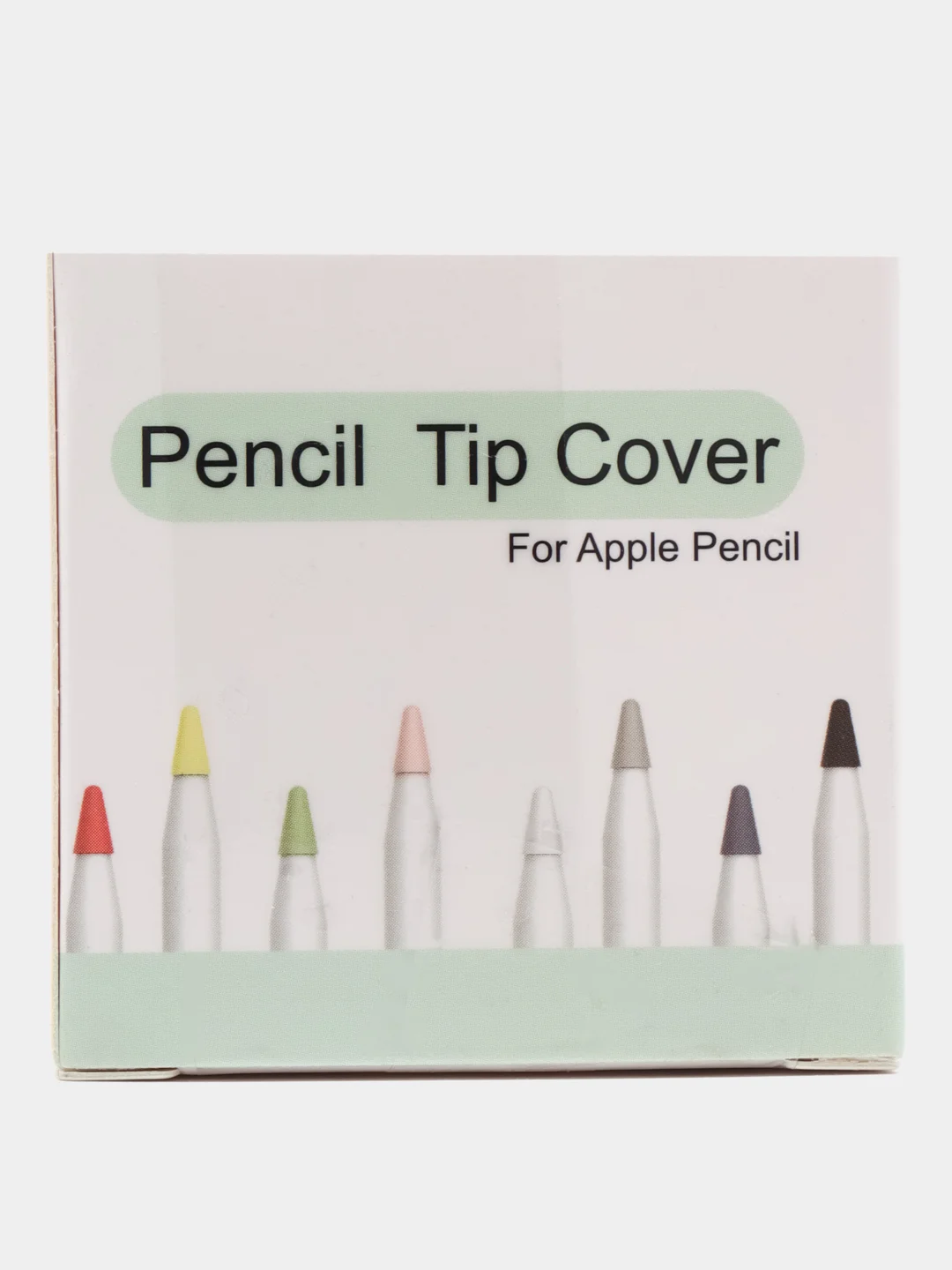 Белый силиконовый чехол для Apple Pencil 1/2