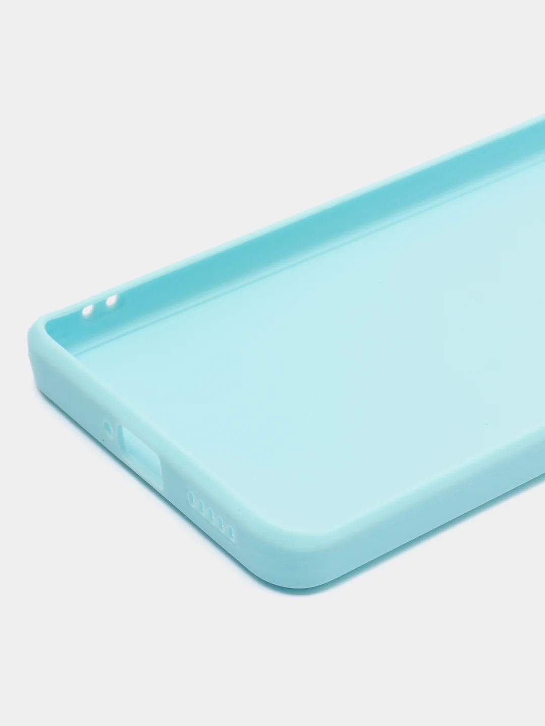 Голубой чехол для Vivo V25 Pro 5G силиконовый (Виво В25 про 5джи)  с защитой камеры