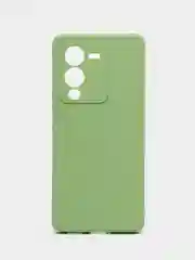 Зеленый чехол для Vivo V25 Pro 5G силиконовый (Виво В25 про 5джи)  с защитой камеры