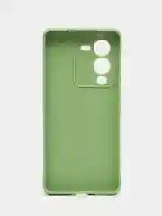Зеленый чехол для Vivo V25 Pro 5G силиконовый (Виво В25 про 5джи)  с защитой камеры