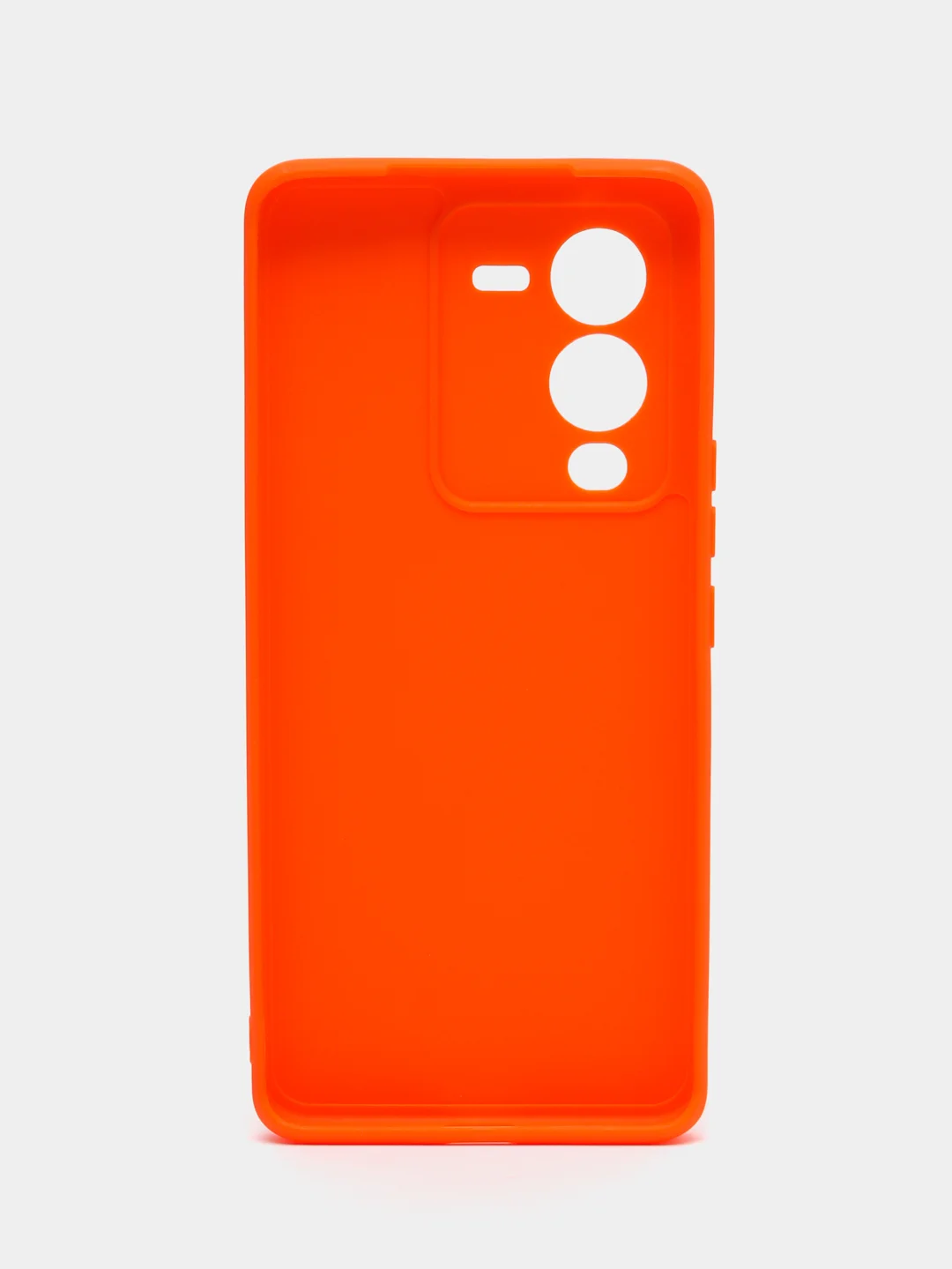 Оранжевый чехол для Vivo V25 Pro 5G силиконовый (Виво В25 про 5джи)  с защитой камеры