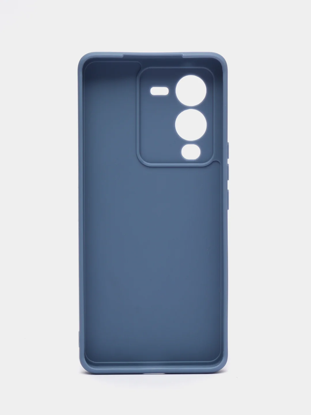 Синий меланж чехол для Vivo V25 Pro 5G силиконовый (Виво В25 про 5джи)  с защитой камеры
