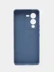 Синий меланж чехол для Vivo V25 Pro 5G силиконовый (Виво В25 про 5джи)  с защитой камеры