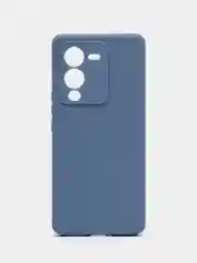 Синий меланж чехол для Vivo V25 Pro 5G силиконовый (Виво В25 про 5джи)  с защитой камеры