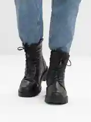 Черный дутики женские, зимние