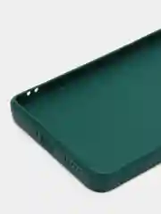 Тёмно-зелёный чехол для Vivo V25 Pro 5G силиконовый (Виво В25 про 5джи)  с защитой камеры