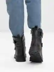 Угольный дутики женские, зимние