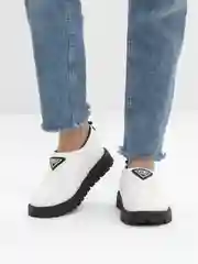Белый дутики женские, зимние