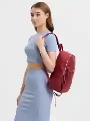 Красный женский деловой рюкзак 14-дюймовая сумка для компьютера  для путешествий  из ткани Оксфорд