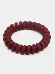Бордовый резинка для волос, пружинка, матовая, браслет